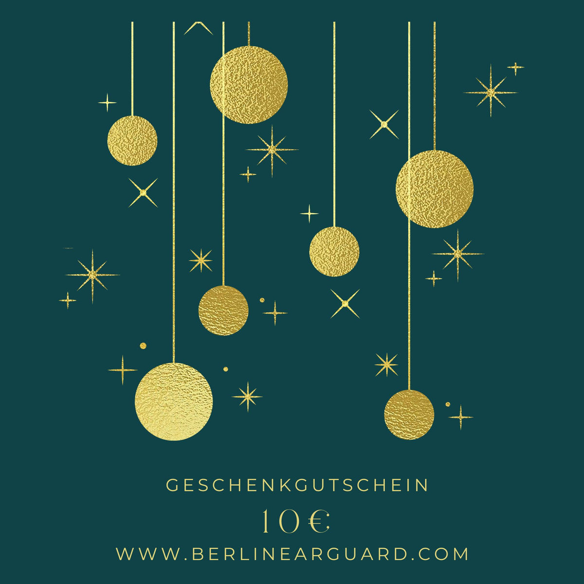 Geschenkgutschein | per E-Mail | zum ausdrucken – stilvolles Geschenk von Berlin Ear Guard für Ohrstöpsel gegen Lärm