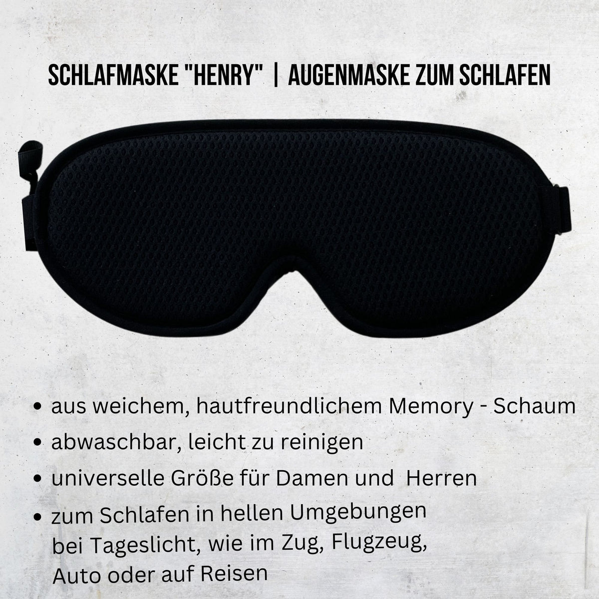 Tiefschlaf-Bundle Deluxe | Ohrstöpsel Seitenschläfer Pink | Ohrstöpsel Mäuseohr Schwarz | Schlafmaske Henry Schwarz | + Bonus weiche Schlafmaske aus Memory-Schaum