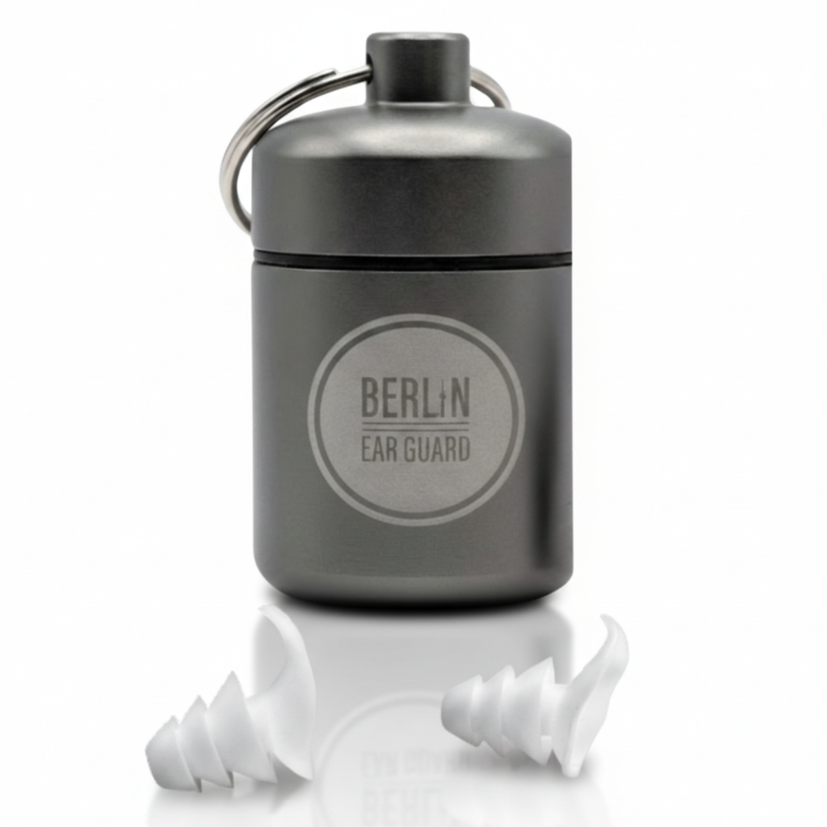 OHRSTÖPSEL "MÄUSEOHR" | MINI - SCHLAFGEHÖRSCHUTZ | klein | GEGEN SCHNARCHEN mit praktischem Etui von Berlin Ear Guard