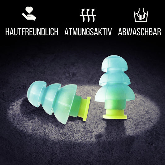 NACHFÜLLPACK - 1 Paar "Havelhecht" Ohrstöpsel zum Schwimmen | hautfreundlich, atmungsaktiv und leicht abwaschbar